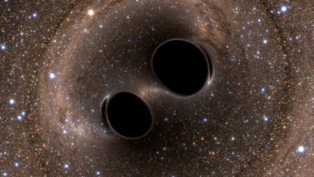Összeolvadó fekete lyukak