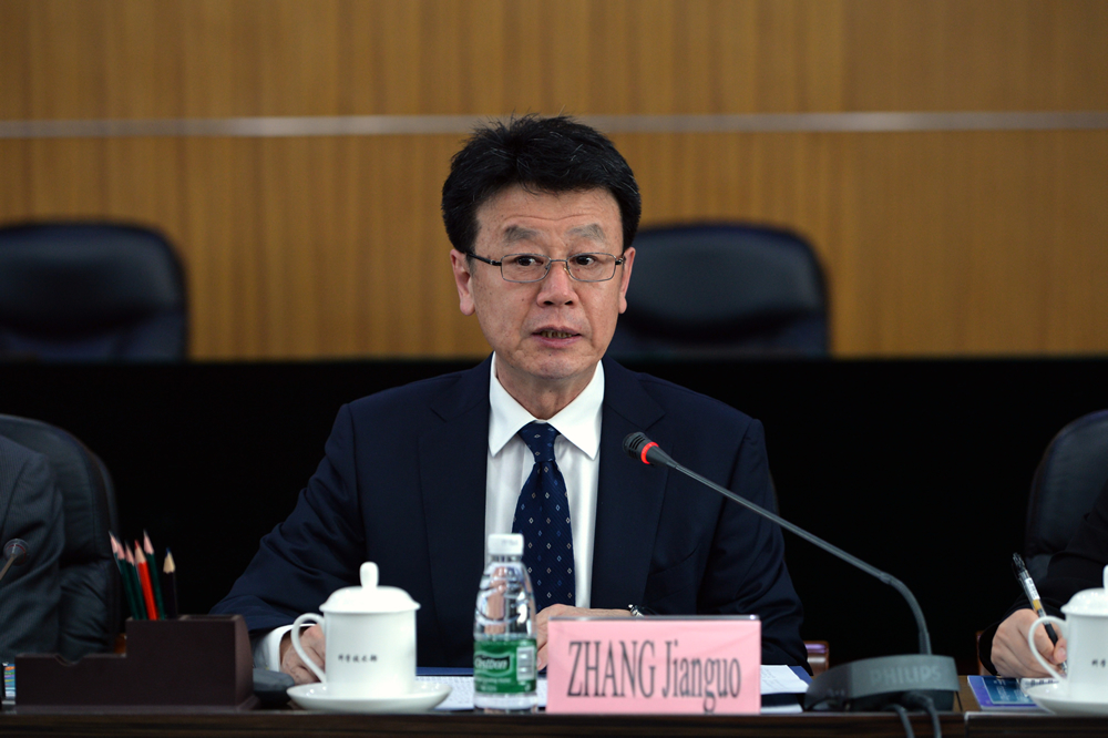 Zhang Jianguo, a kínai Tudományos és Technológiai Minisztérium miniszter-helyettese.