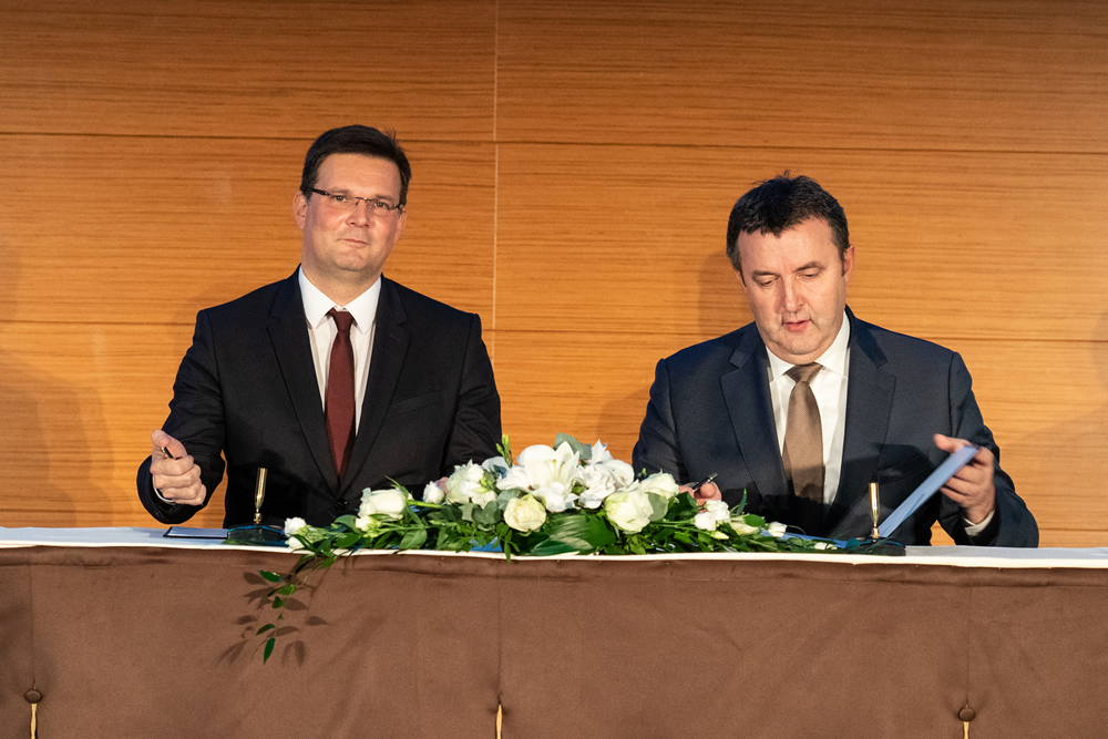 Dr. Birkner Zoltán elnök (NKFIH) és Dr. Palkovics László innovációs és technológiai miniszter 