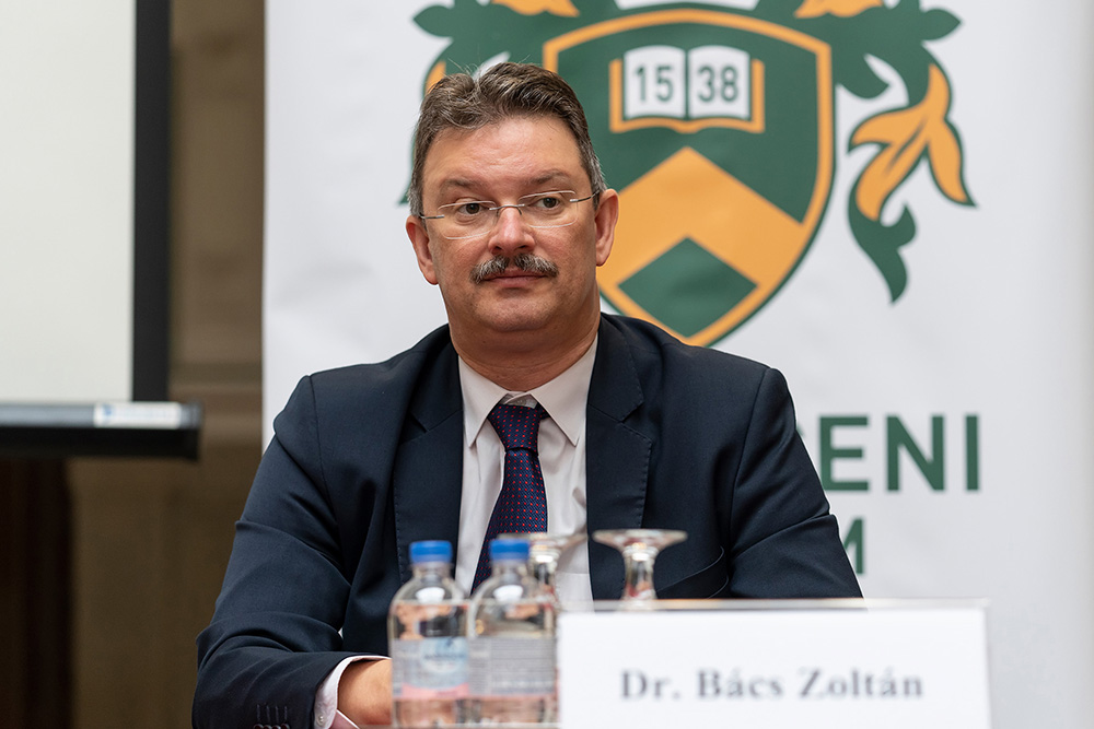 Prof. Dr. Bács Zoltán kancellár, Debreceni Egyetem