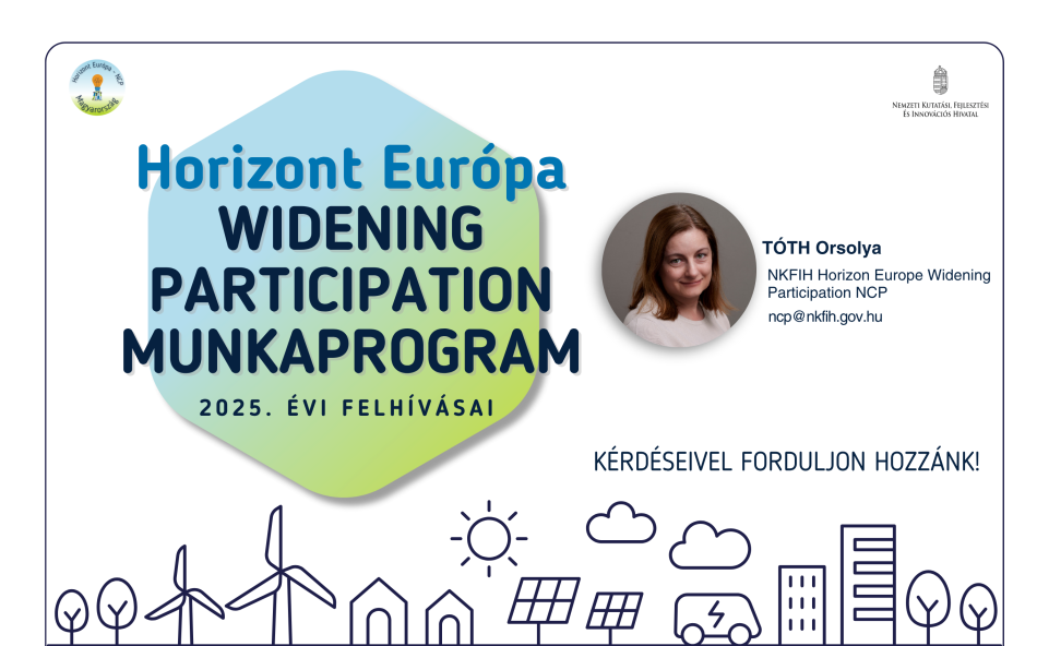 A Horizont Európa keretprogram 2025-ös munkaprogramjának Widening felhívásai